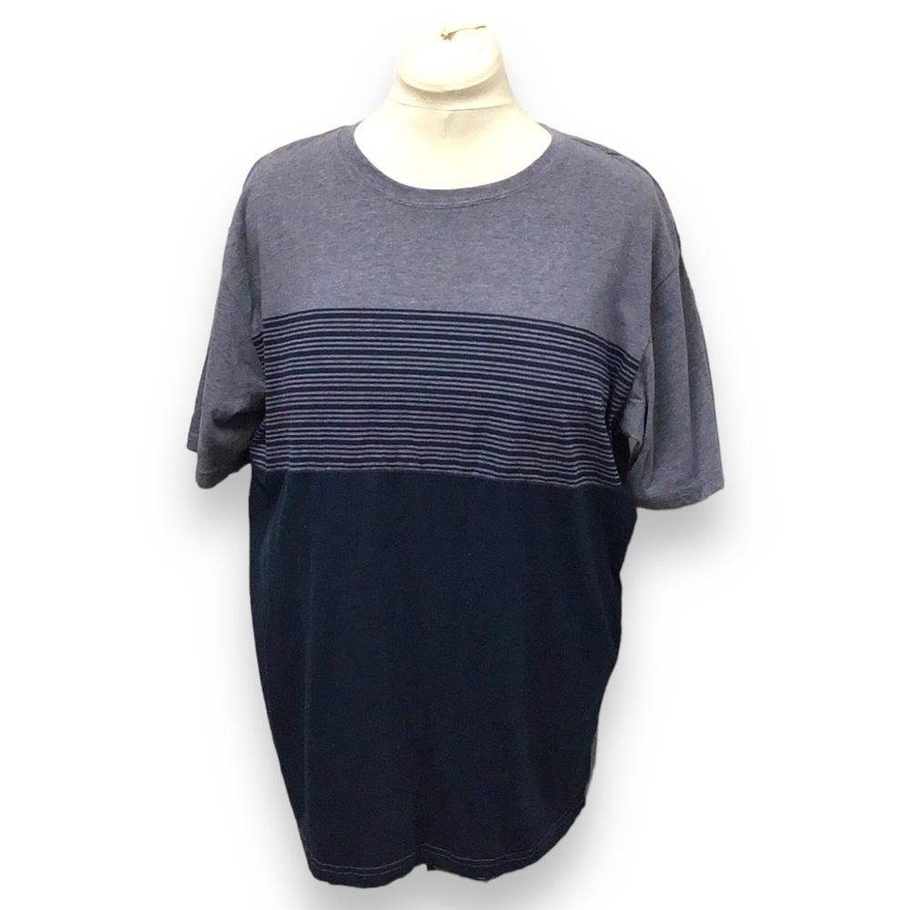 Revolution Mens Short Sleeve Crew Neck T-Shirt, Blue, size XL